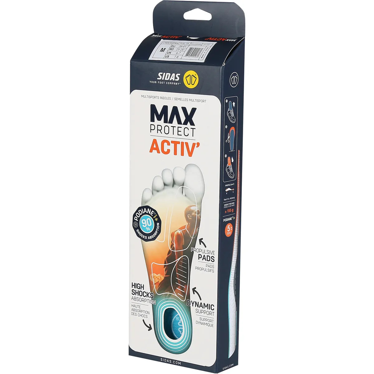 Einlegesohle Max Protect Activ Sidas