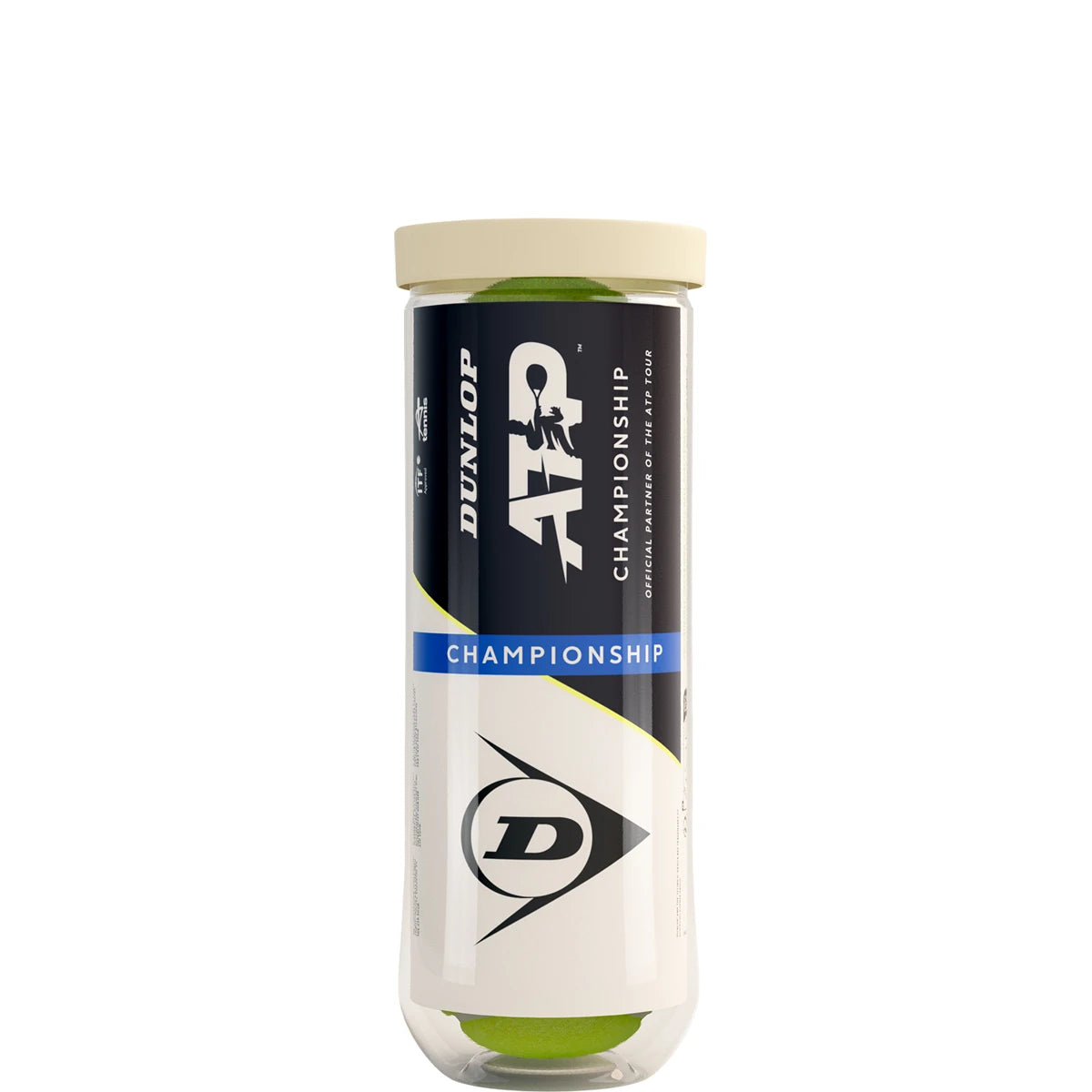 Tube mit 3 Dunlop Atp Championship Tennisbällen