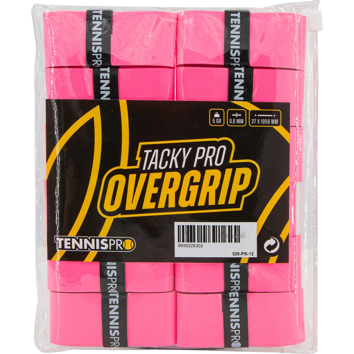 12 Overgrips Tennispro Tacky Pro 2.0