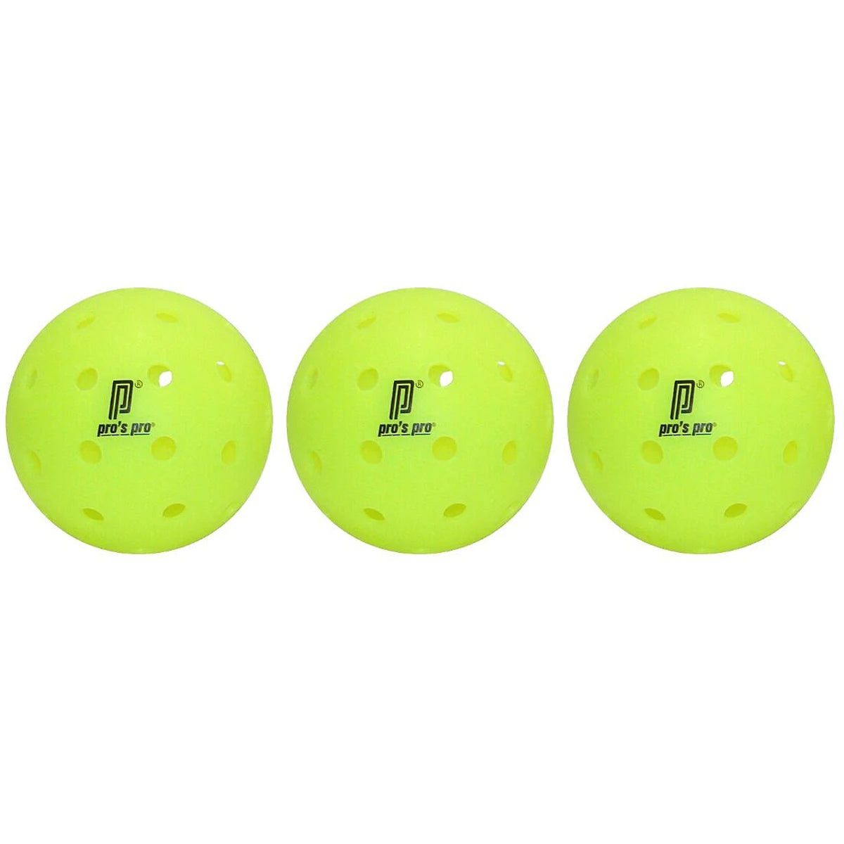 Pack mit 3 Pickleball-Bällen Pro'S Pro Outdoor