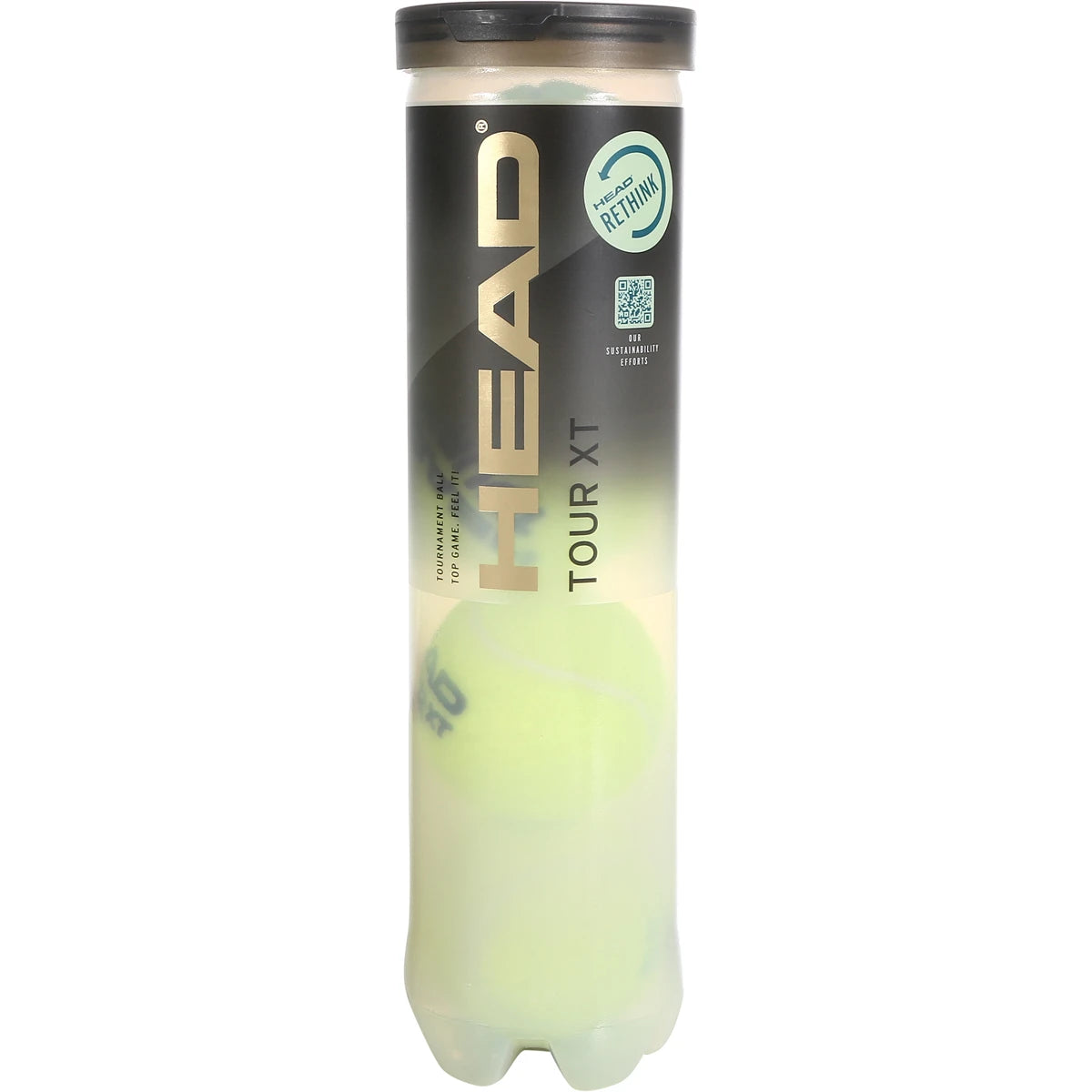 Tube mit 4 Head Tour Xt Tennisbällen