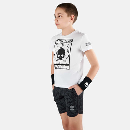 T-Shirt Hydrogen Junior Jungen Tennisplatz