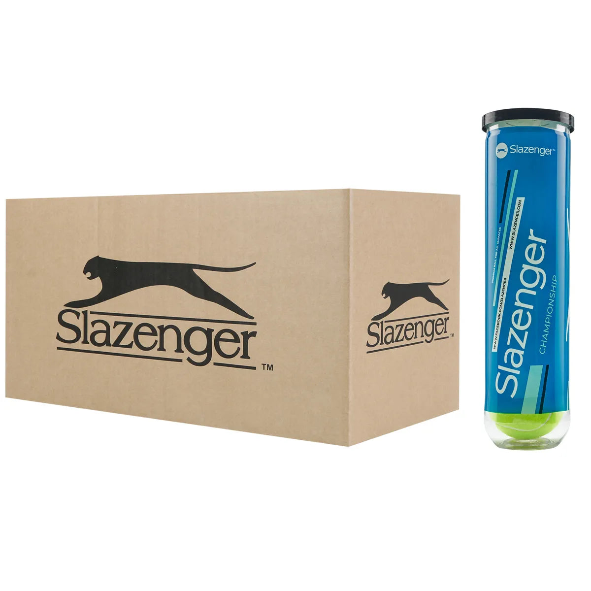 Carton de 18 Tubes de 4 Balles Slazenger Championship