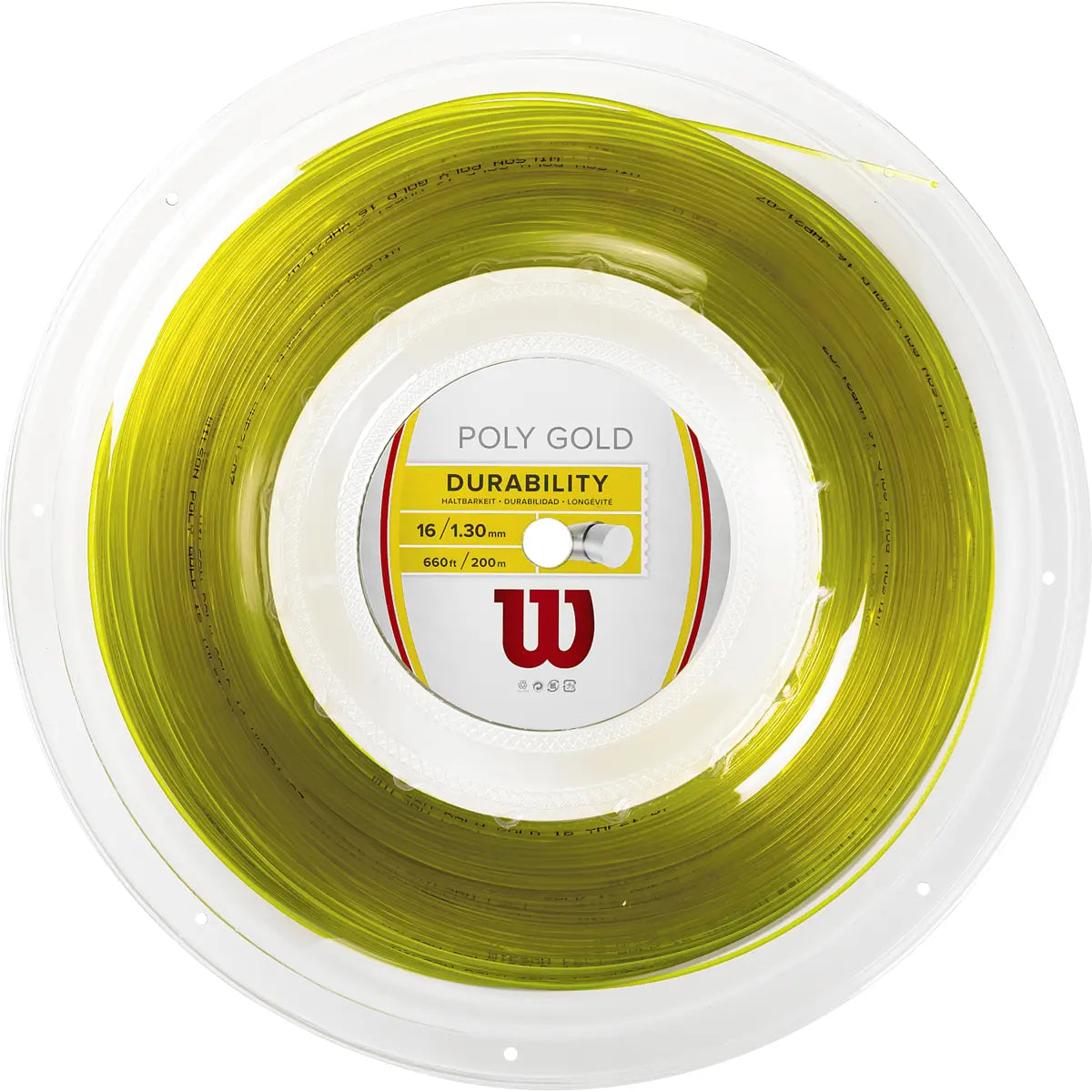 Saitenrolle Wilson Poly Gold (200 Meter)
