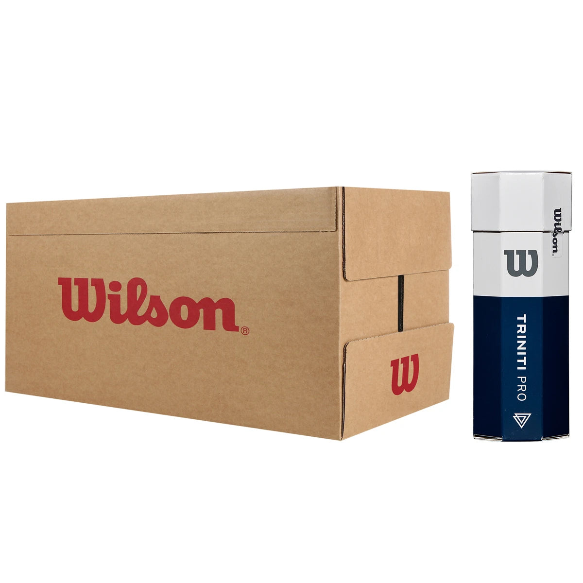 Karton mit 24 Röhren à 3 Wilson Triniti Pro Bällen