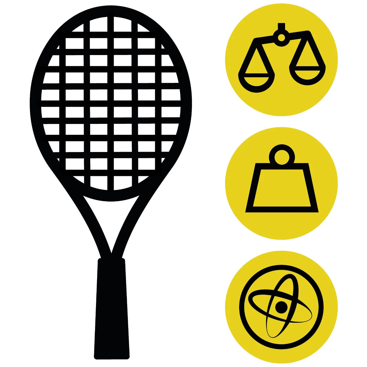 Option Maße Spec 5 Tennisschläger
