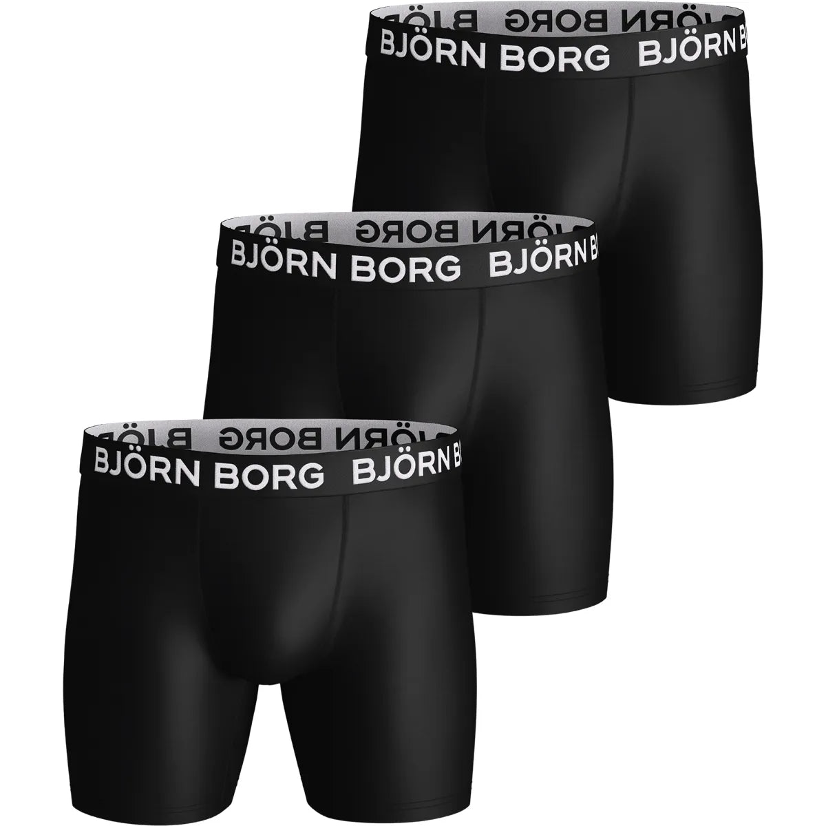 3er-Pack Microfaser-Sportboxershorts