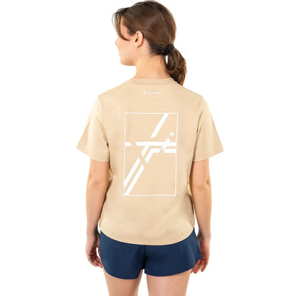 T-Shirt Tecnifibre Damen Graphic Sand