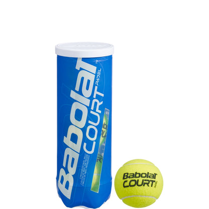 Tube mit 3 Padel-Bällen Babolat Court