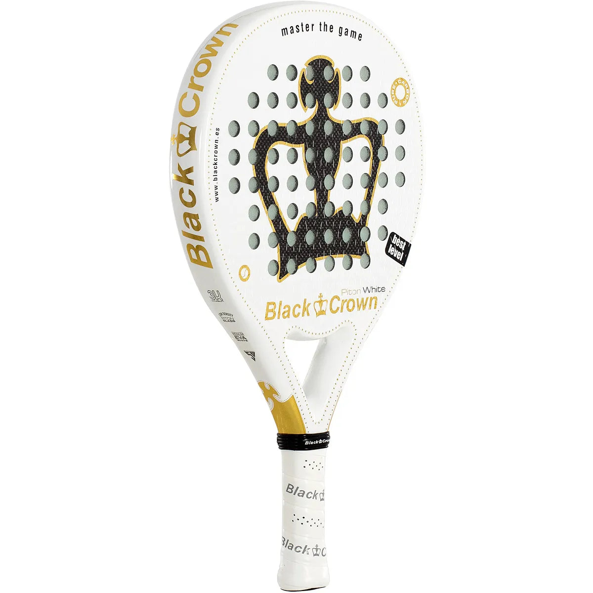 Padelschläger Black Crown Piton White