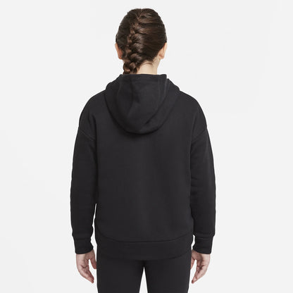 Nike Junior Mädchen Sportswear Club Fleece Sweatshirt mit durchgehendem Reißverschluss und Kapuze