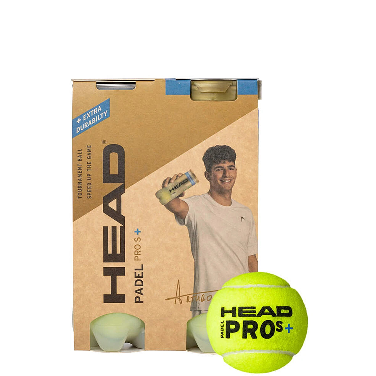 Pack mit 2 Röhren à 3 Head Padel Pro S+ Bällen