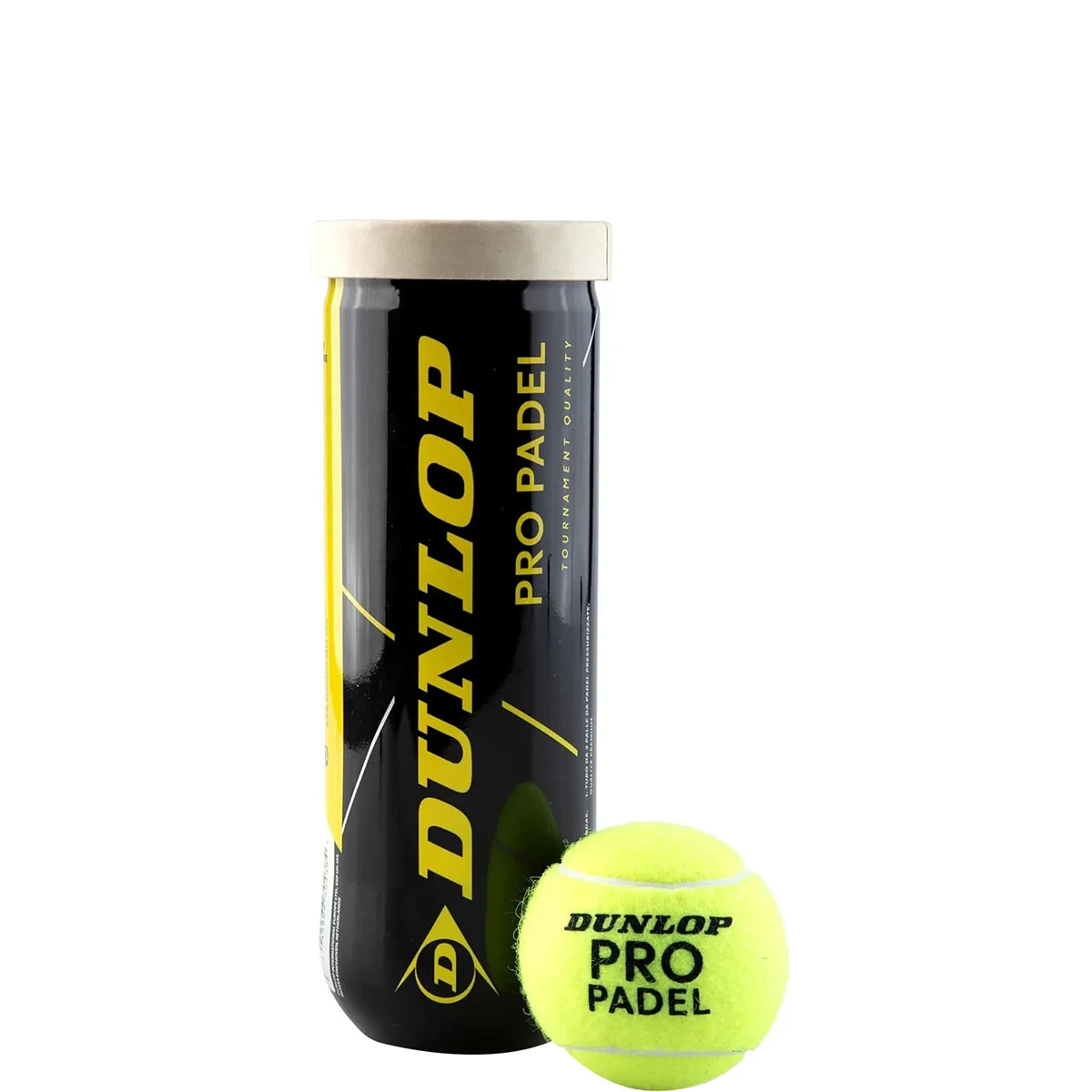 Bipack mit 3 Dunlop Pro Padel-Bällen