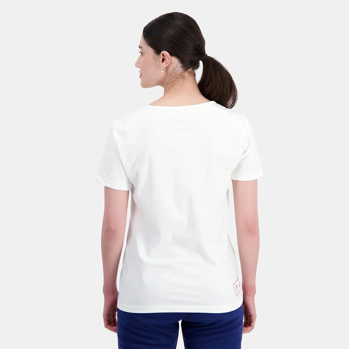 T-Shirt Le Coq Sportif V-Ausschnitt Paris 2024 Essentiel