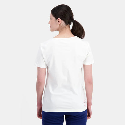 T-Shirt Le Coq Sportif V-Ausschnitt Paris 2024 Essentiel
