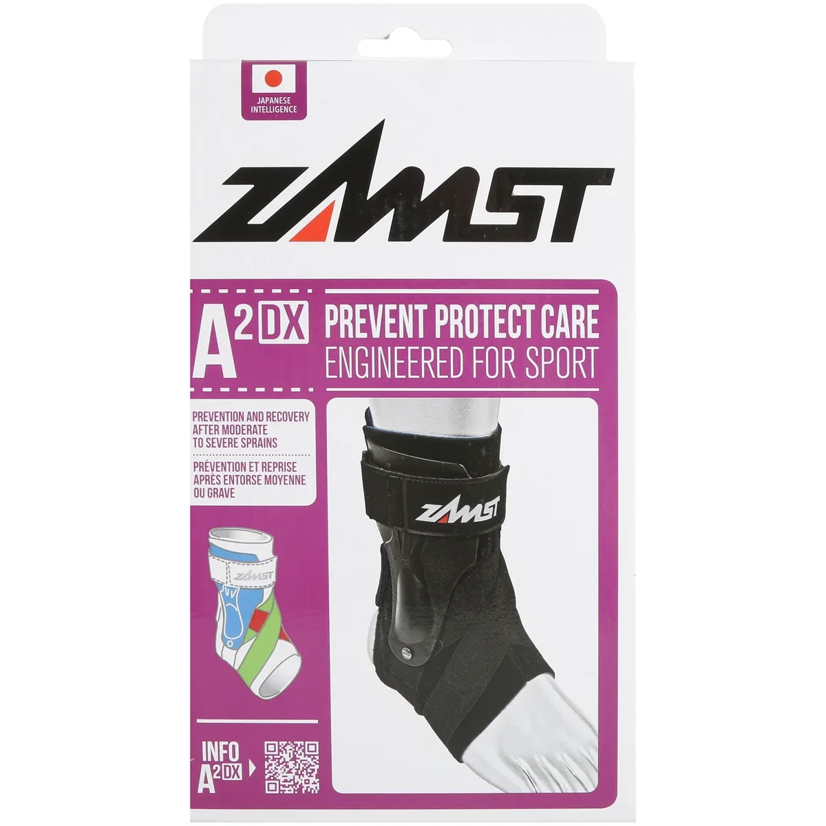 Fußgelenkbandage Zamst A2 Dx Rechts