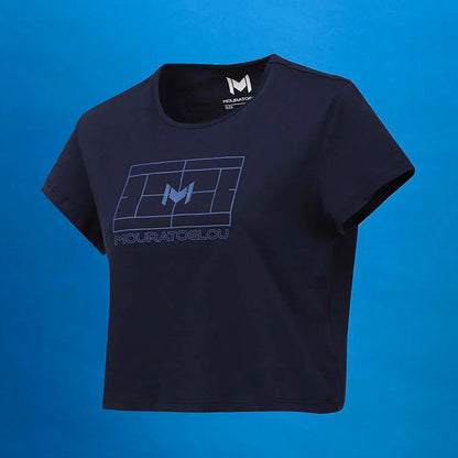 T-Shirt Mouratoglou Apparel Damen Training Baumwolle