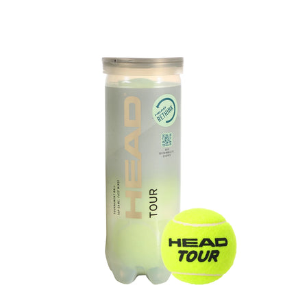 3er Tubes Head Tour Tennisbälle