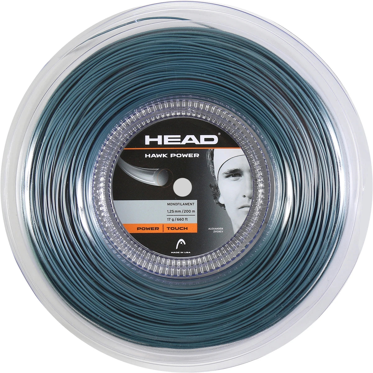 Saitenrolle Head Hawk Power (200 Meter)