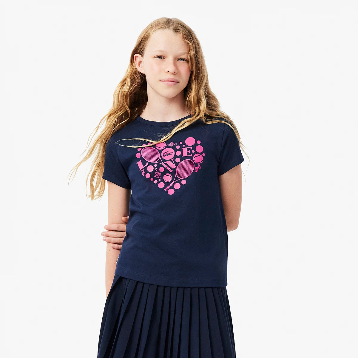T-Shirt Lacoste Junior Mädchen Core Performance Graphic