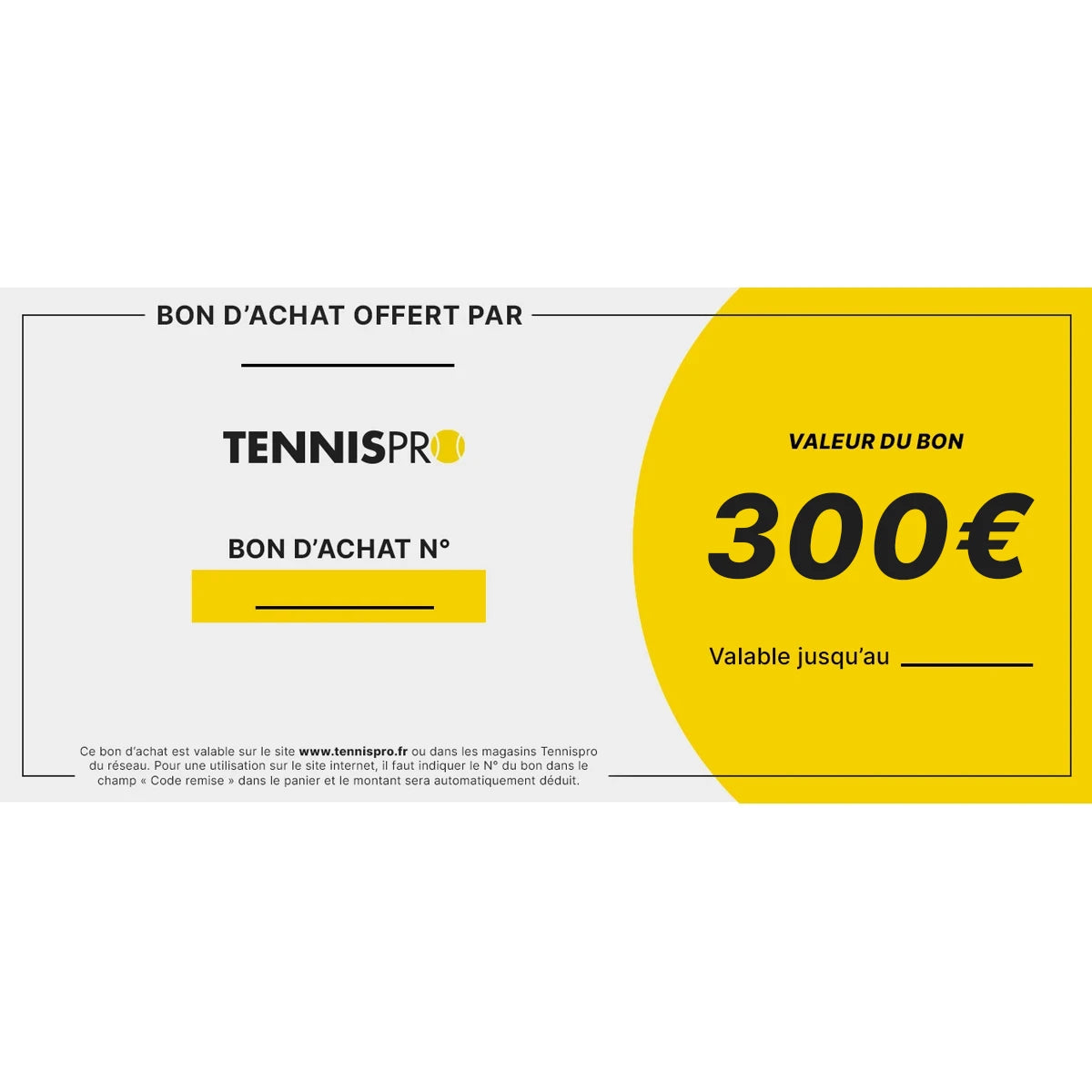 Gutschein Tennispro 300€