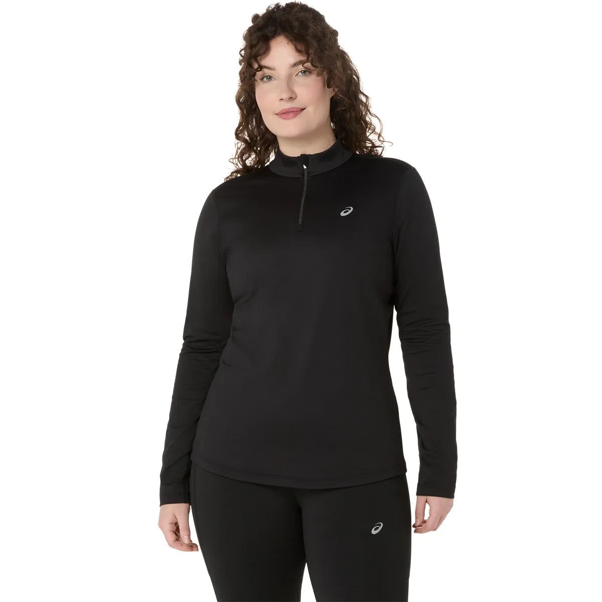 Asics Damen Core T-Shirt mit langen Ärmeln und 1/2 Reißverschluss