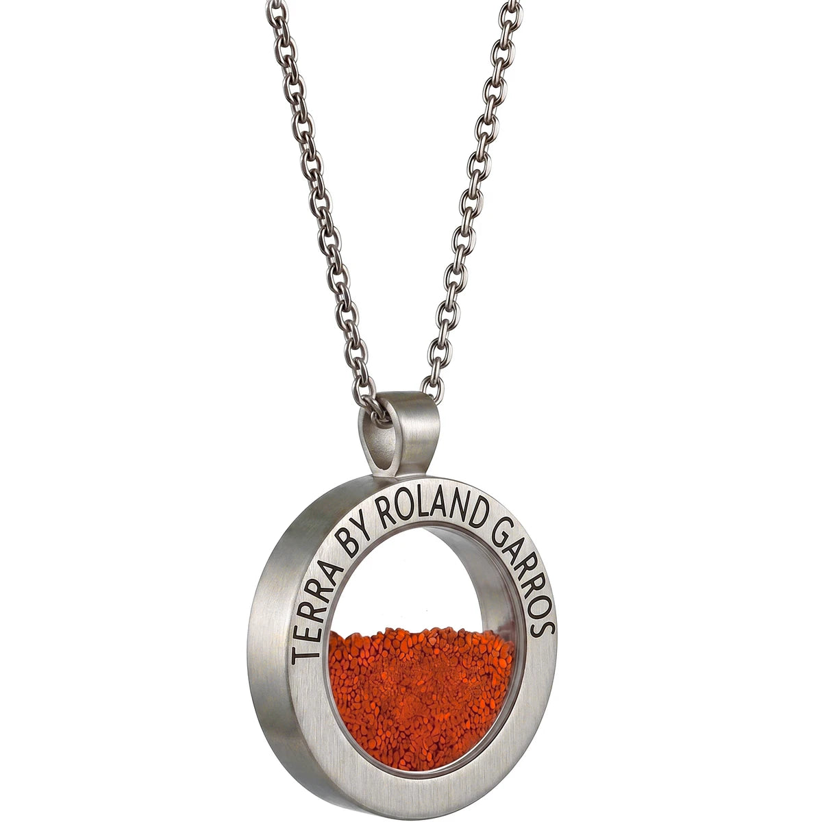 COLLIER ET MEDAILLE TERRA ACCESS ACIER MAT SANS PIERRE PETIT MODELE