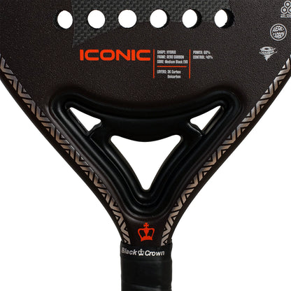 Padelschläger Black Crown Iconic