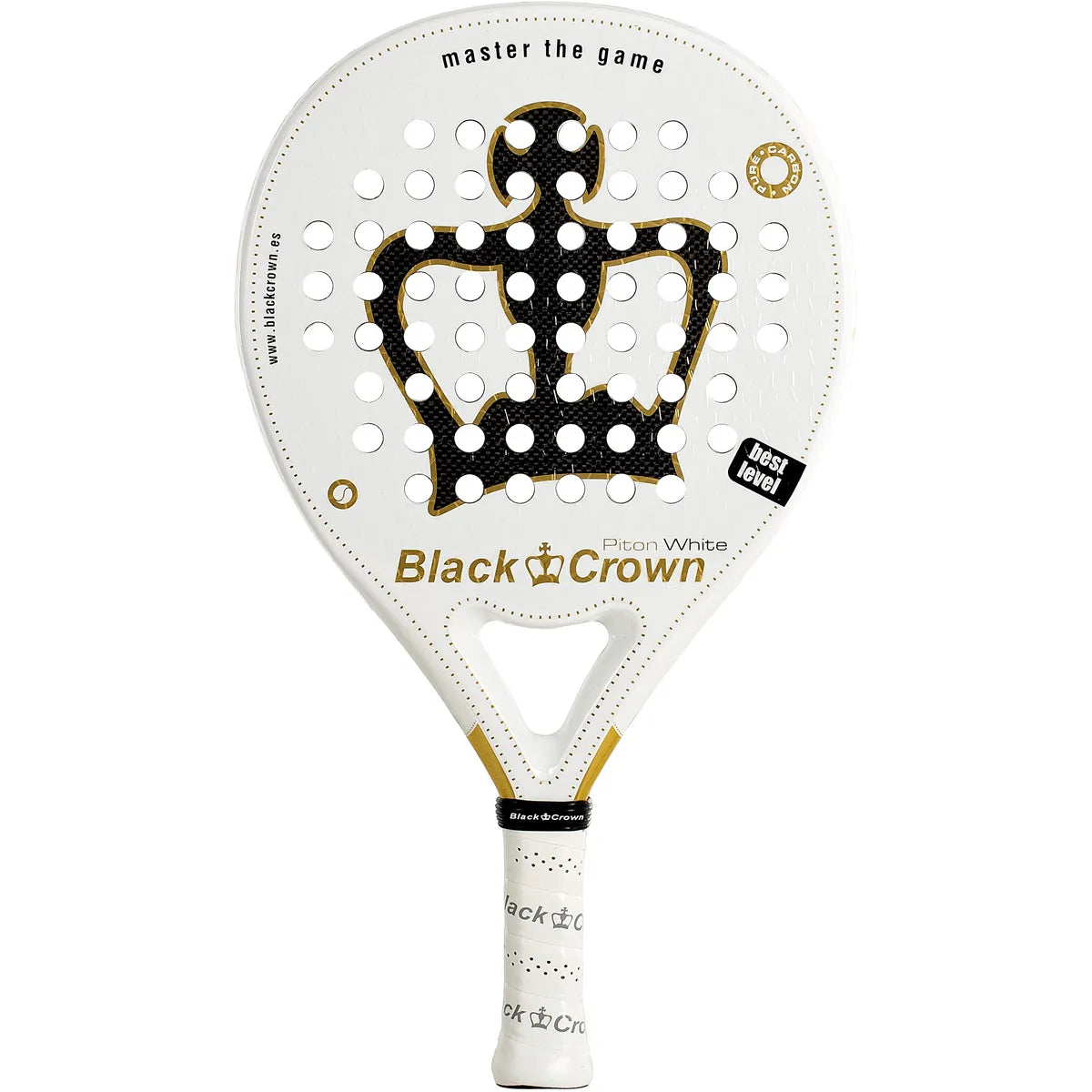 Padelschläger Black Crown Piton White