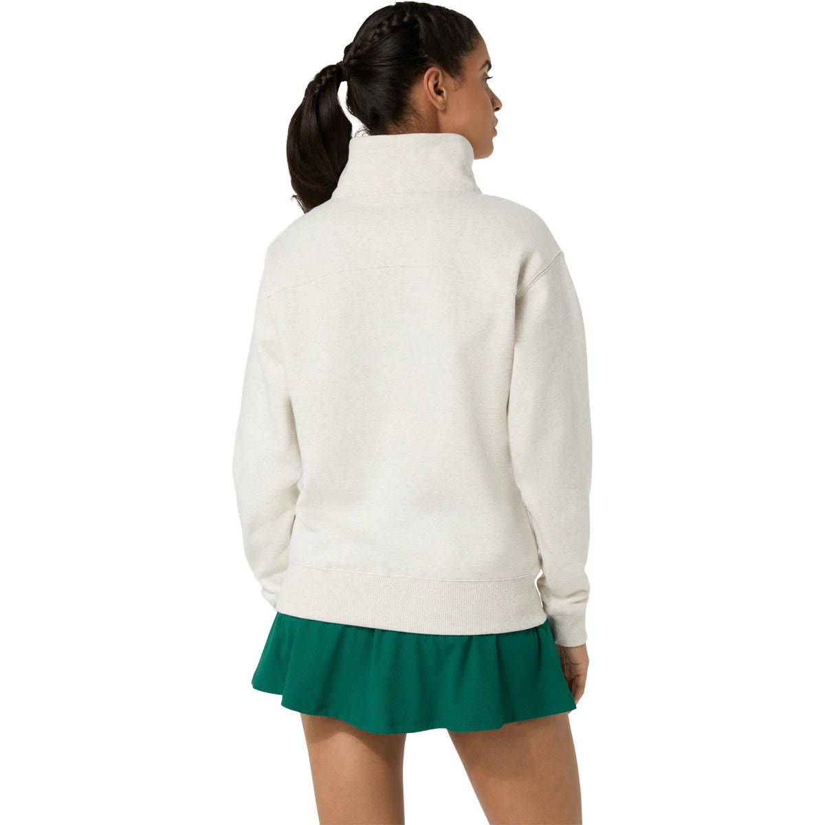 Asics Damen Sweatshirt Kurz Graphic 1/2 Zip