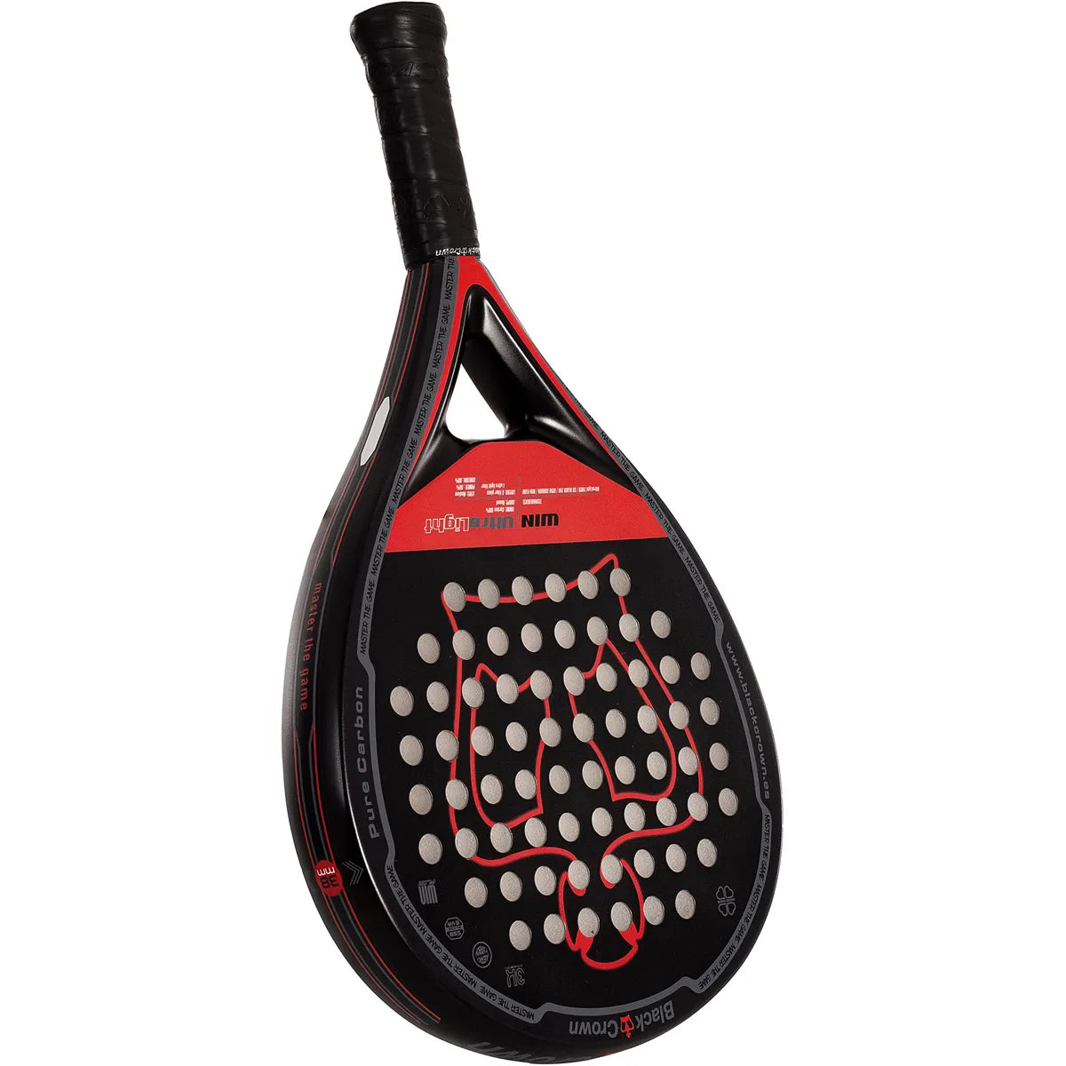 Padelschläger Black Crown Win Ultra Light