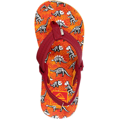 Badeslipper Junior Reef Little Ahi Red Dino