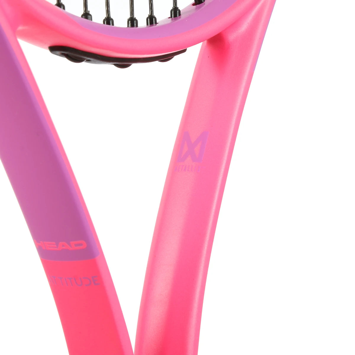 Schläger Head Mx Attitude Comp Pink (270 Gr) Besaitet