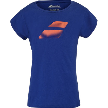 T-Shirt Babolat Junior Mädchen Exercise Baumwolle