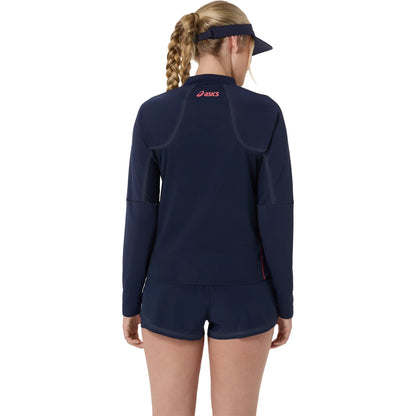 Asics Damen T-Shirt Paris Langarm 1/2 Reißverschluss