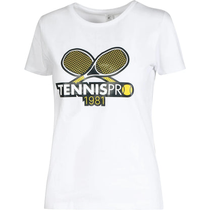 T-Shirt Tennispro Damen Schläger