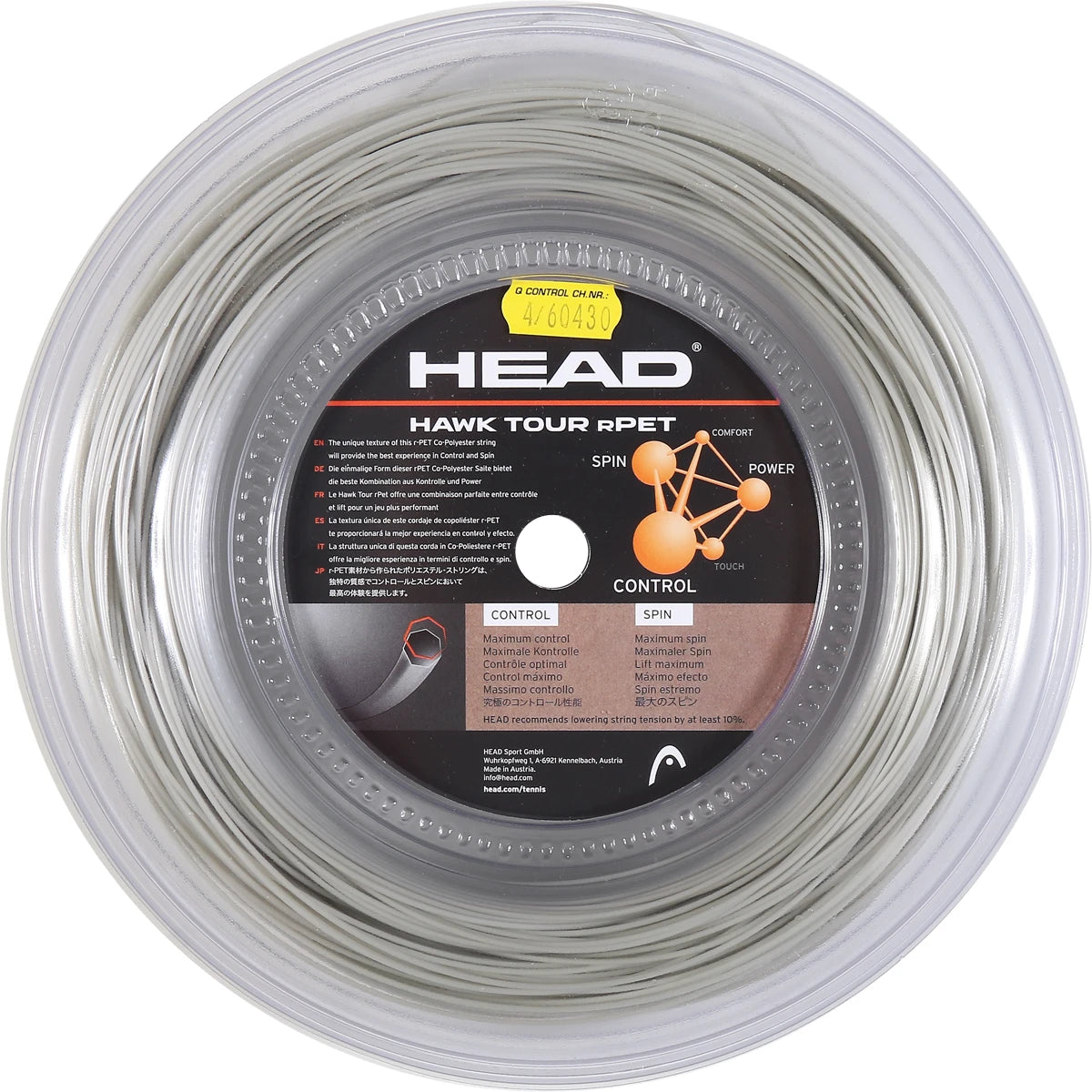 Saitenrolle Head Hawk Tour Rpet (200 Meter)
