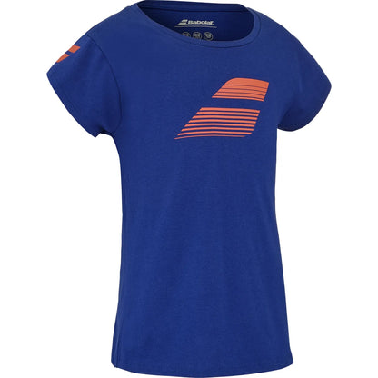 T-Shirt Babolat Junior Mädchen Exercise Baumwolle