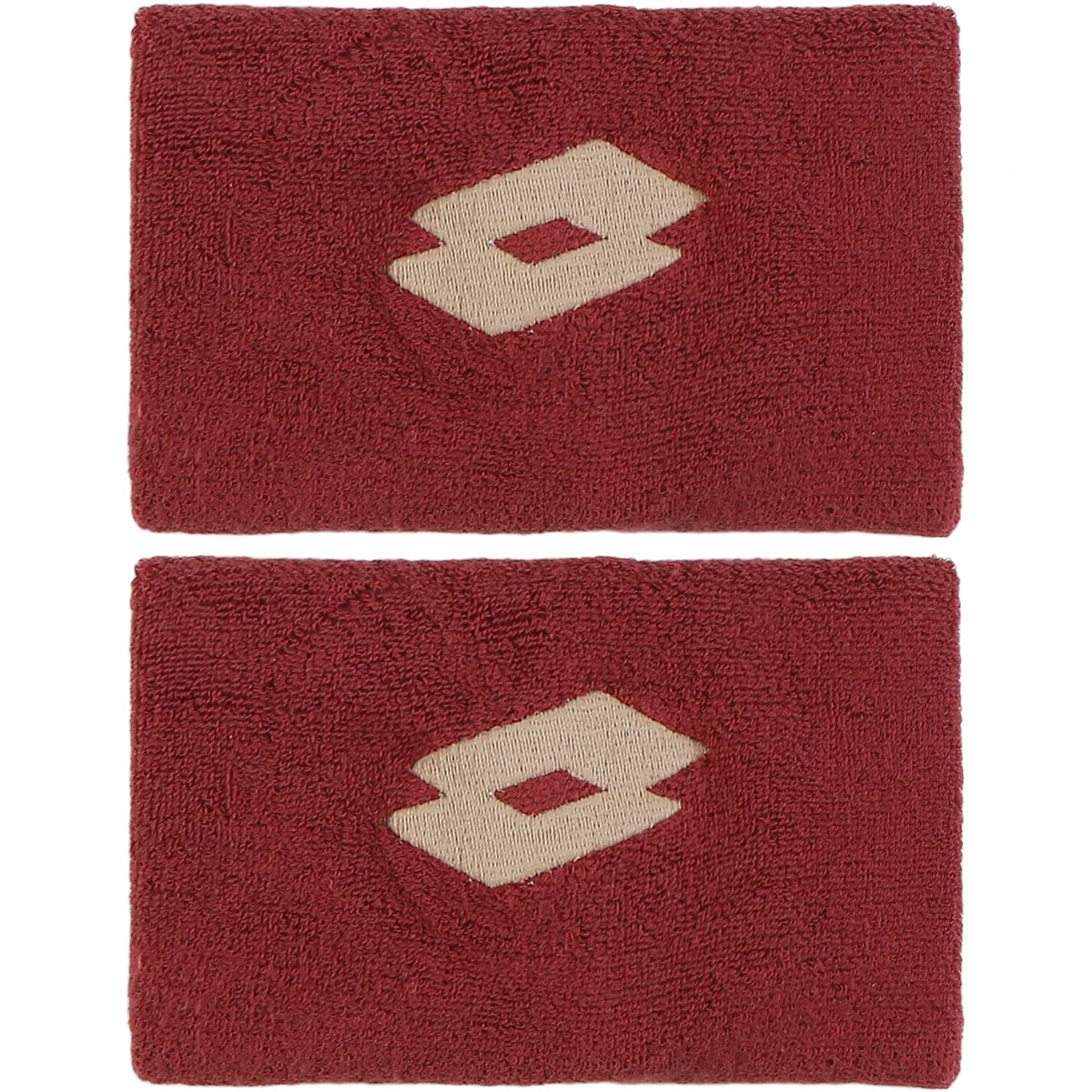 Paire de Serre Poignets Lotto Tennis Double Largeur 5"