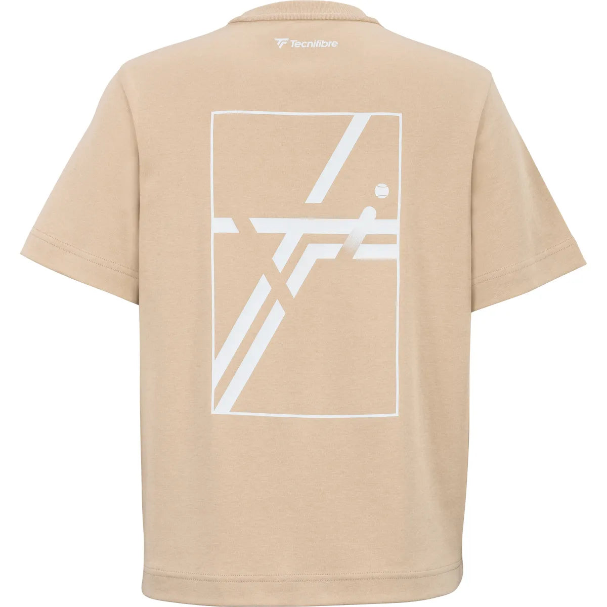 T-Shirt Tecnifibre Damen Graphic Sand
