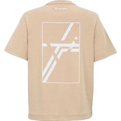 T-Shirt Tecnifibre Damen Graphic Sand