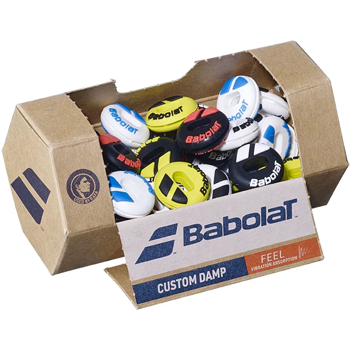 Schachtel mit 48 Babolat Custom Dämpfern